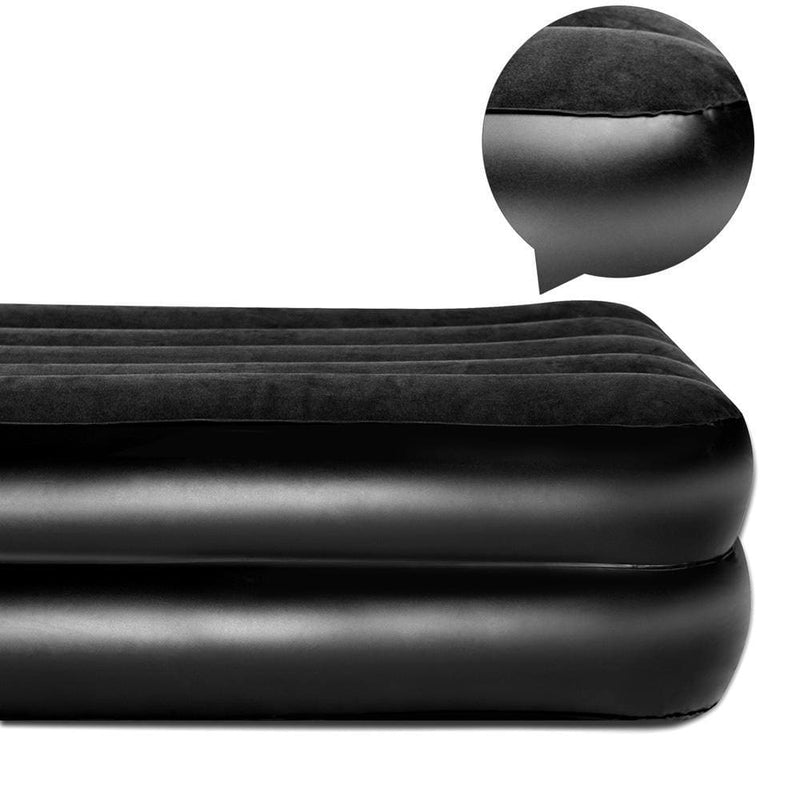 Bestway Queen Size Inflatable Air Mattress - Black - Outdoor