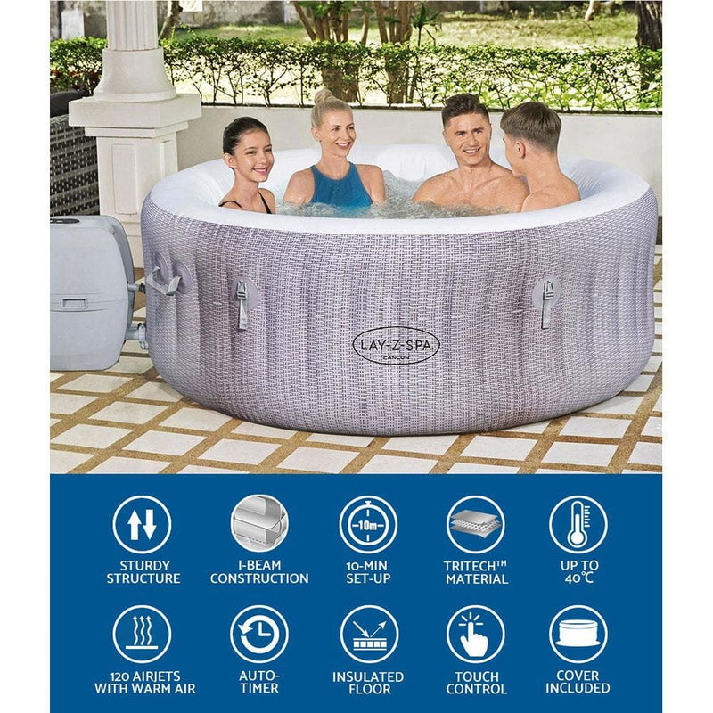 Bestway Spa Pool Massage Hot Tub Inflatable Portable Spa 
