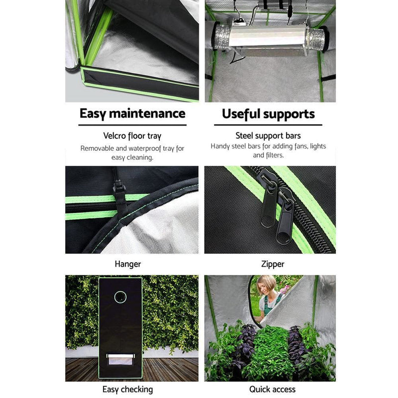 Green Fingers 80cm Hydroponic Grow Tent - Home & Garden > 