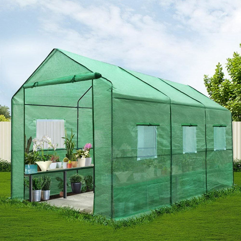 Greenfingers Greenhouse Garden Shed Green House 3.5X2X2M 