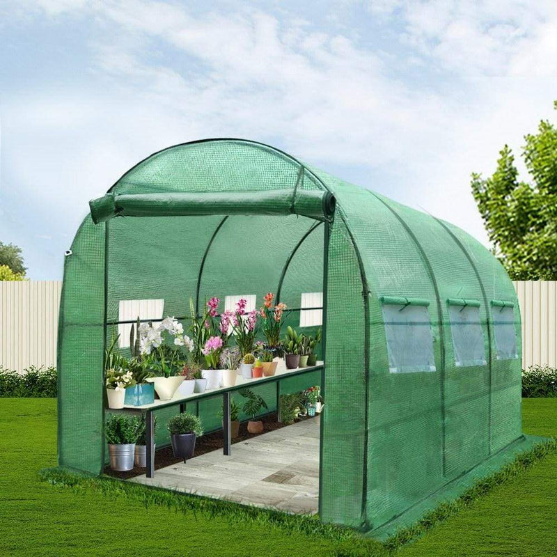 Greenfingers Greenhouse Garden Shed Green House 3X2X2M 