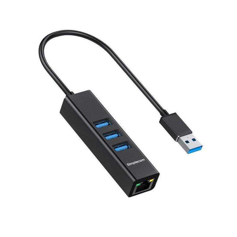 Simplecom CHN420 Aluminium 3 Port SuperSpeed USB HUB with 
