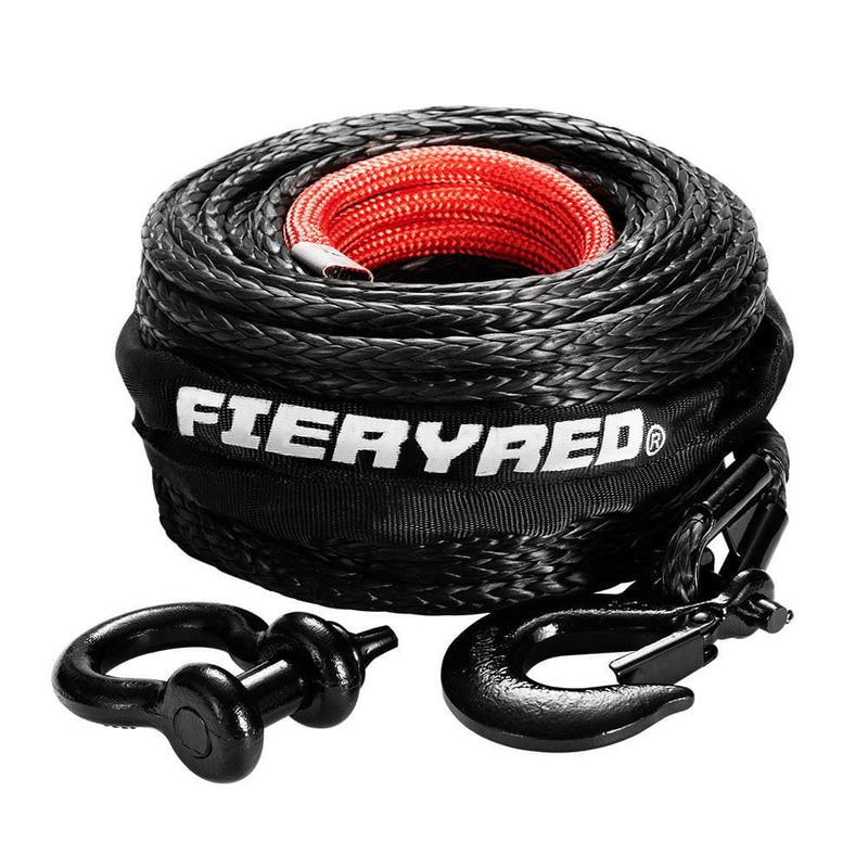 10MM X 30M Synthetic Winch Rope Dyneema Sk75 Tow Recovery 
