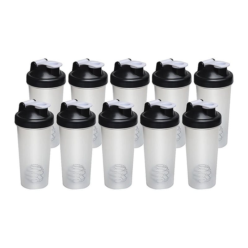 10x Shaker Bottles Protein Mixer Gym Sports Drink - Sports &
