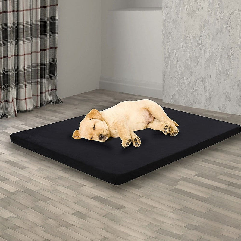 110CM XL Pet Bed Mattress Dog Cat Memory Foam Pad Mat 
