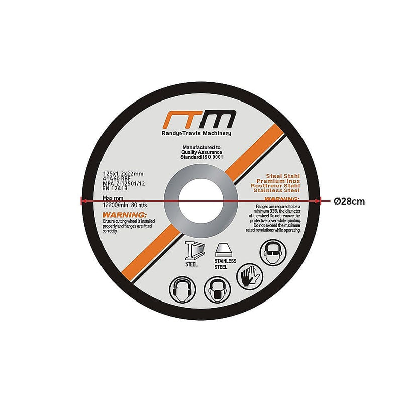 125mm 5 Cutting Disc Wheel for Angle Grinder x25 - Tools > 