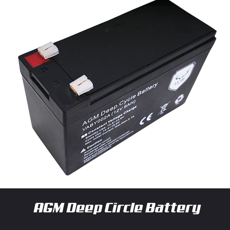 12V 9AH AMP Hour Battery AGM SLA Deep Cycle Dual Fridge 