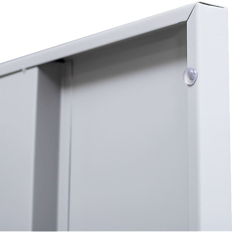 2-Door Vertical Locker for Office Gym Shed School Home 