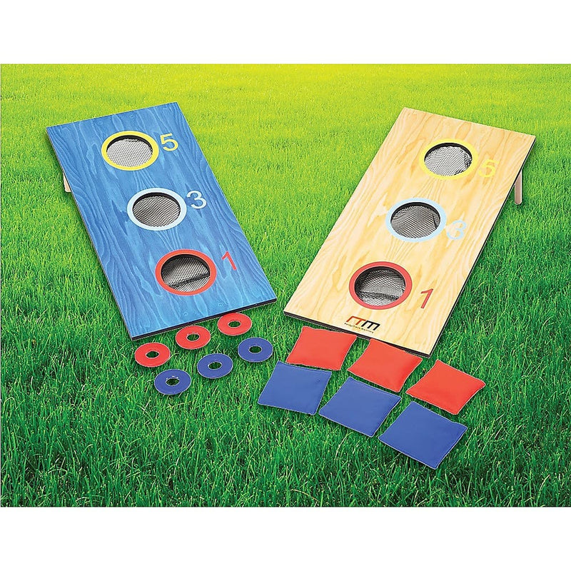 2-in-1 Three-Hole Bags and Washer Toss Combo Cornhole 