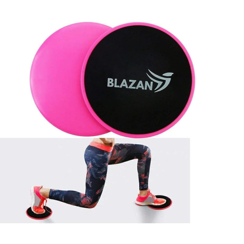 2 Set Core Sliders Gliding Discs Abs Exercise Gym Fitness 
