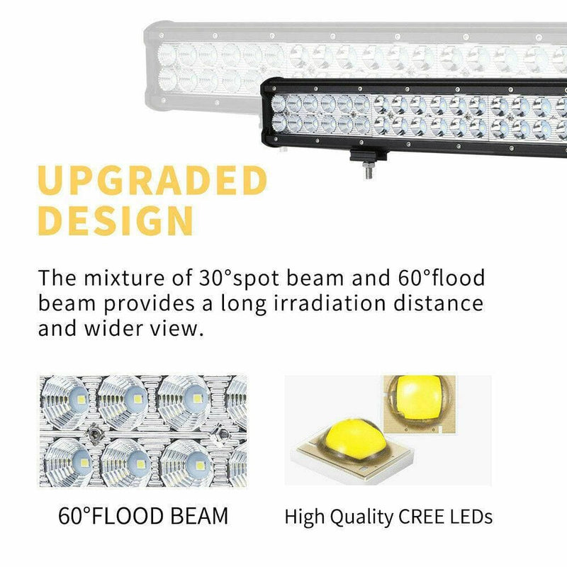 23inch 240w Cree LED Light Bar Flood Spot Combo Offroad 