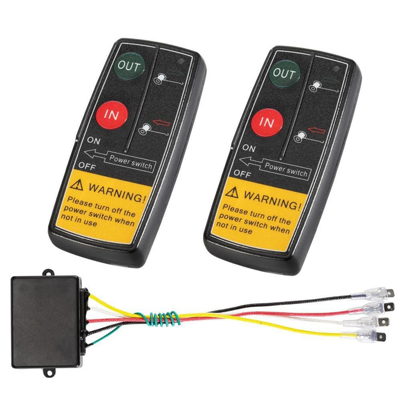 2pcs Wireless Winch Remote Control Switch Recovery Handset 