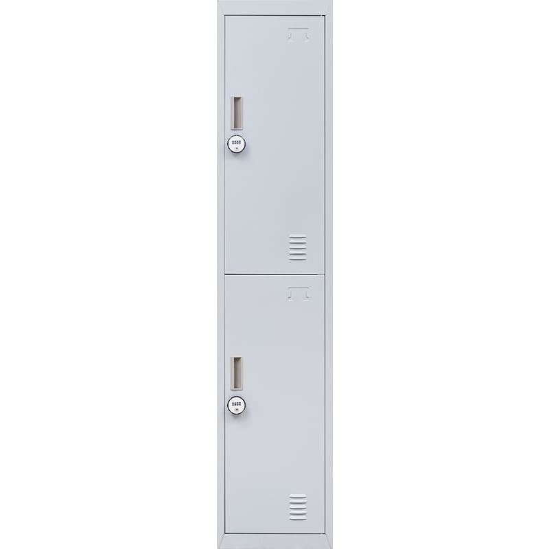 4-Digit Combination Lock 2-Door Vertical Locker for Office 