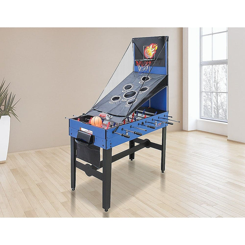 4FT 12-in-1 Combo Games Tables Foosball Soccer Basketball 