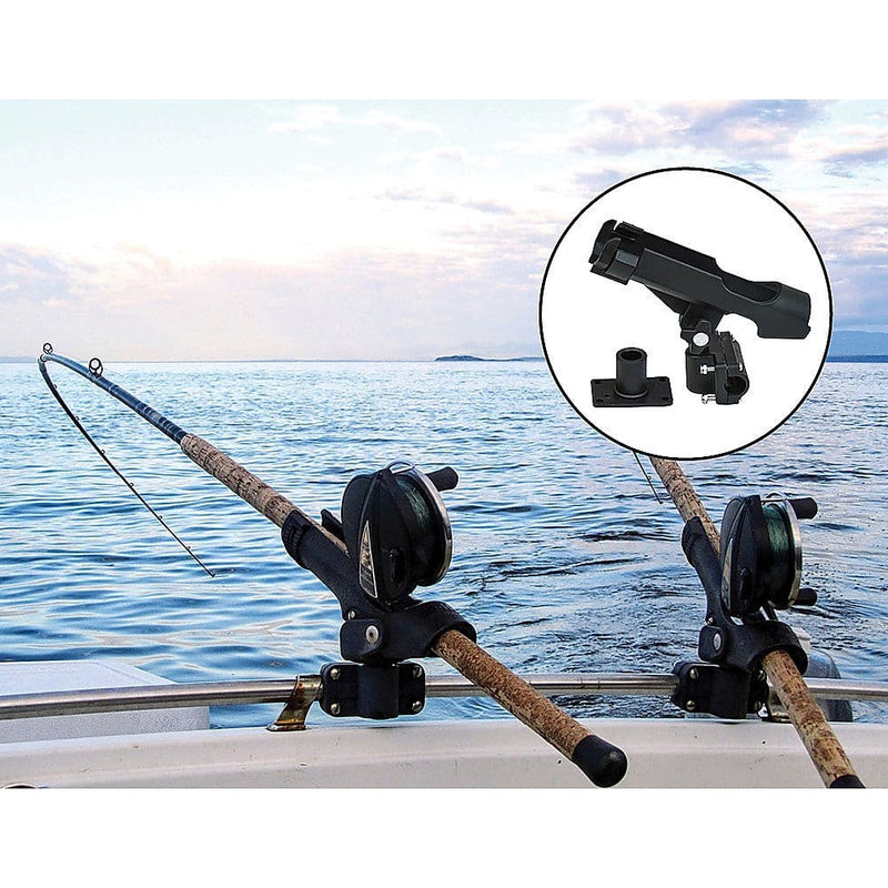 4PC Kayak Boat Fishing Pole Rod Holder Tackle Kit Adjustable