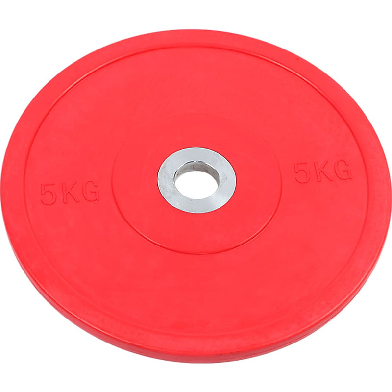 5KG PRO Olympic Rubber Bumper Weight Plate - Sports & 