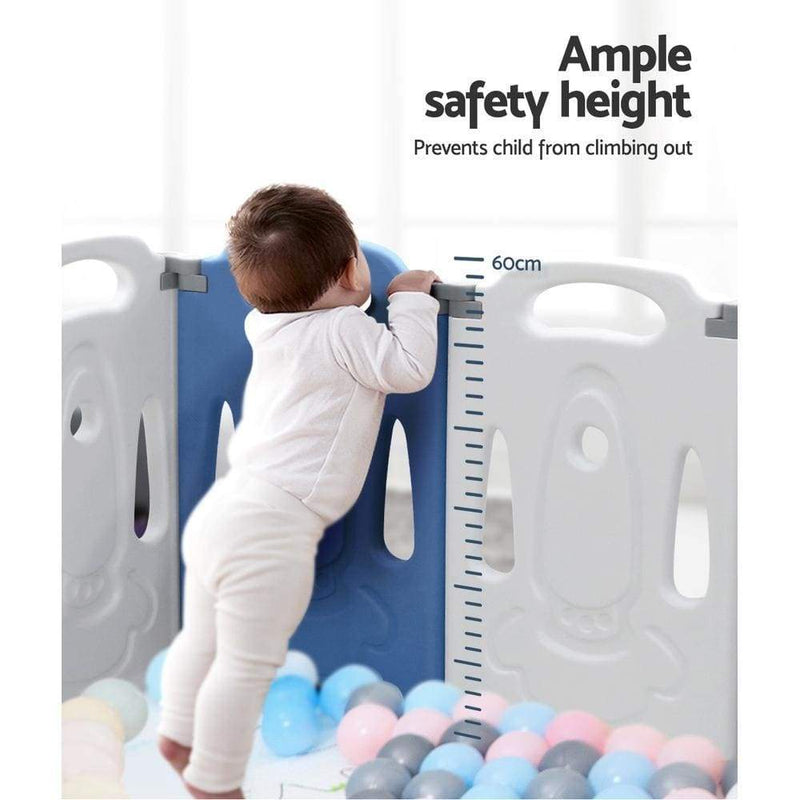 Baby Playpen Interactive Safety Gates Kid Child Toddler 