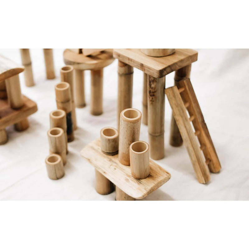 Bamboo building set 50 pcs - Baby & Kids > Toys