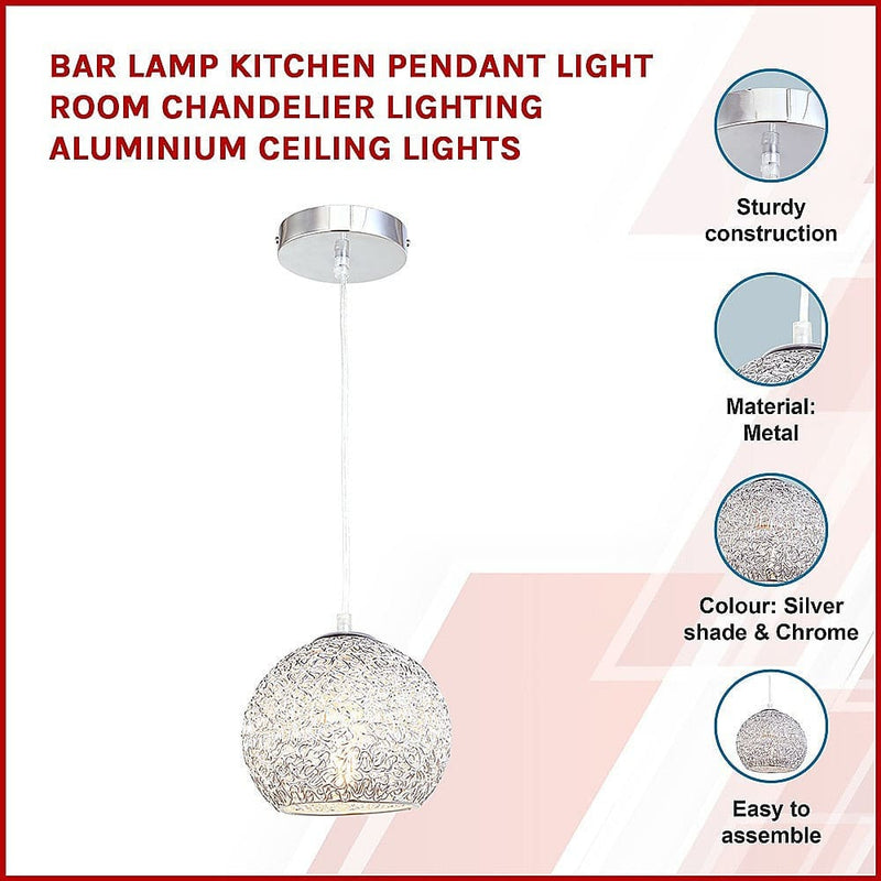 Bar Lamp Kitchen Pendant Light Room Chandelier Lighting 