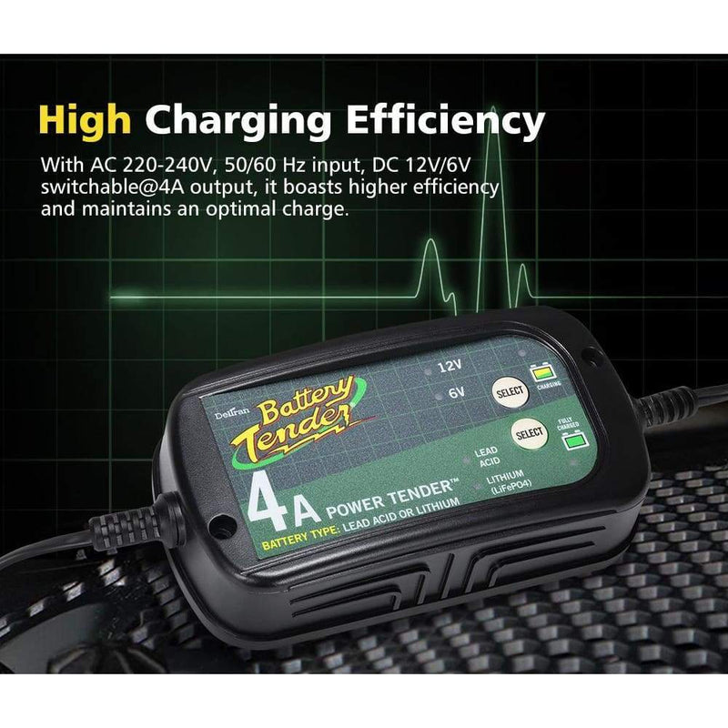 Battery Tender Smart Battery Charger 4A Trickle Automatic 