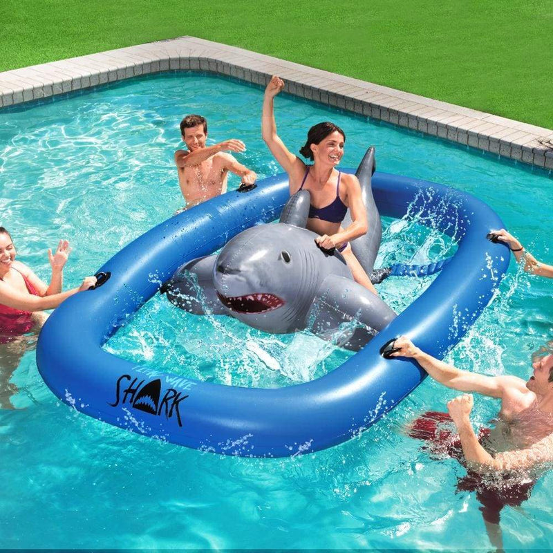 Bestway 3.1m Inflatable Pool Floating Raft Bull Riding Toy 
