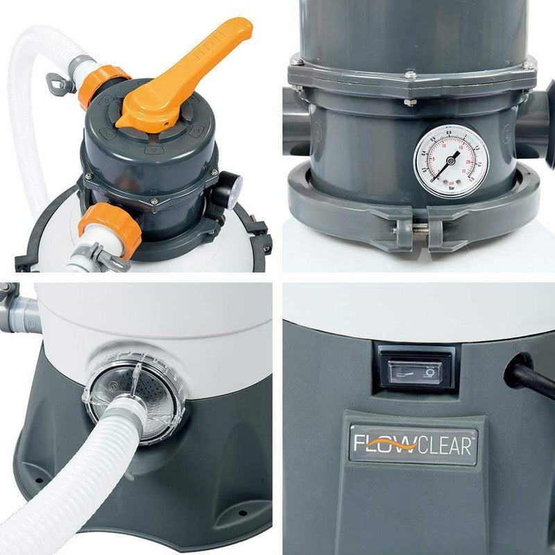 Bestway 530GPH Flowclear™ Sand Filter Swimming Above Ground 