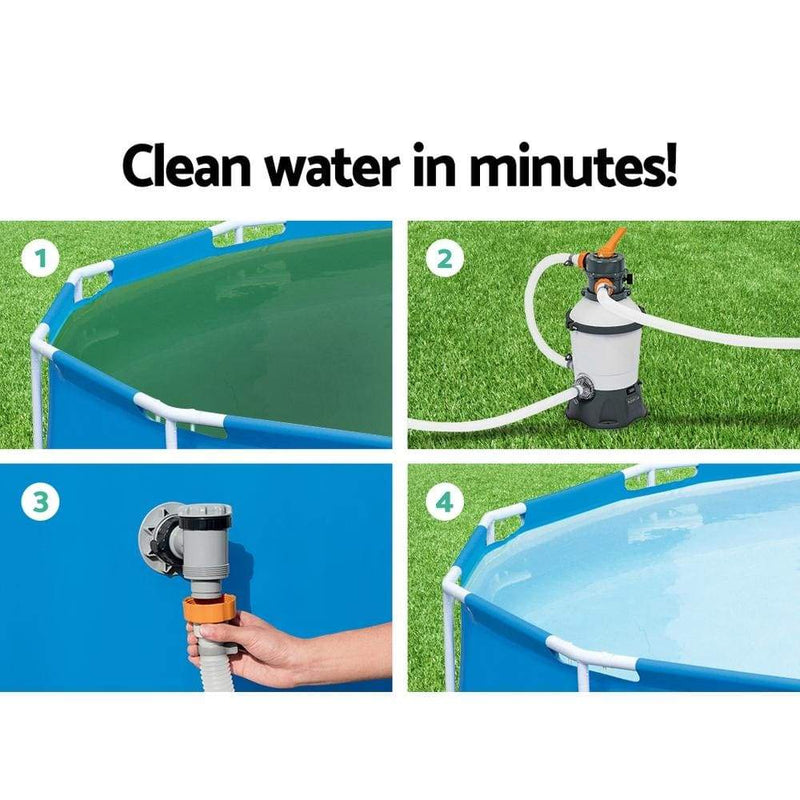 Bestway 530GPH Flowclear™ Sand Filter Swimming Above Ground 