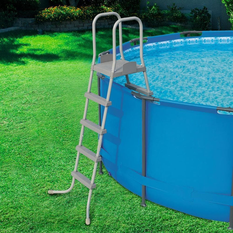Bestway Above Ground Pool Ladder with Removable Steps - Home