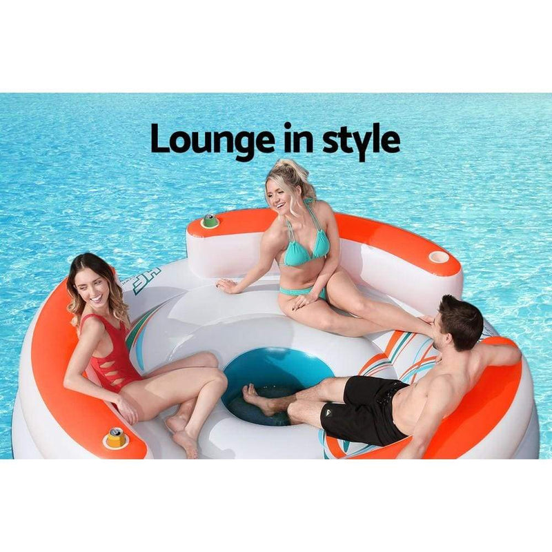 Bestway Inflatable Floating Water Float Pool Lounge Island 