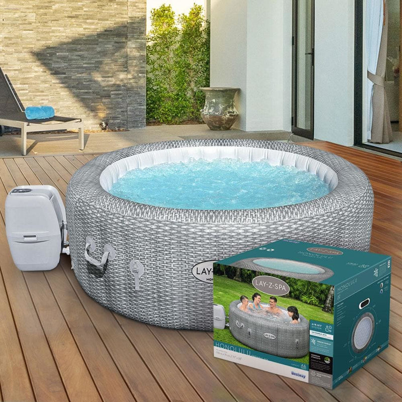 Bestway Inflatable Spa Pool Massage Hot Tub Lay-Z Outdoor 