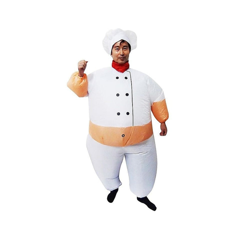 CHEF Fancy Dress Inflatable Suit -Fan Operated Costume - 