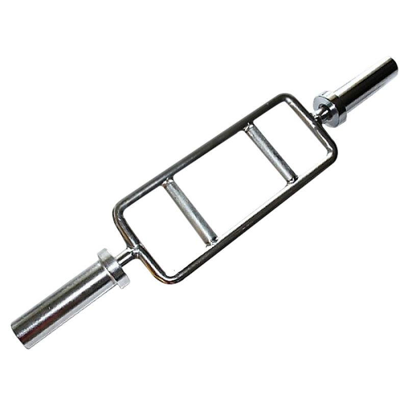 Chrome Olympic Tricep Bar Barbell Heavy Duty with Spring 