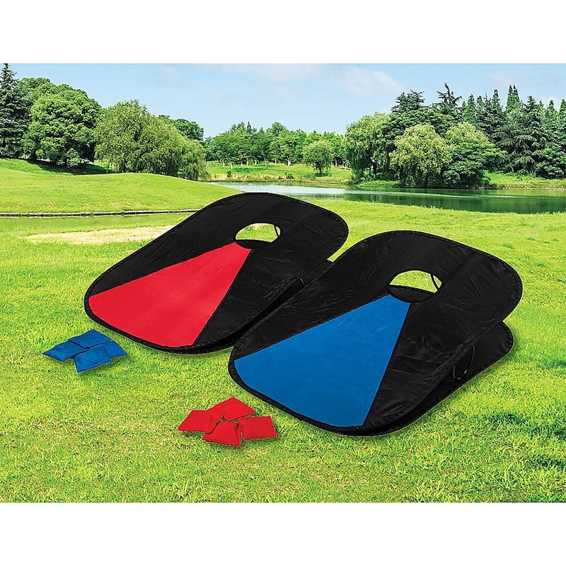 Collapsible Portable Corn Hole Boards With 8 Cornhole Bean 