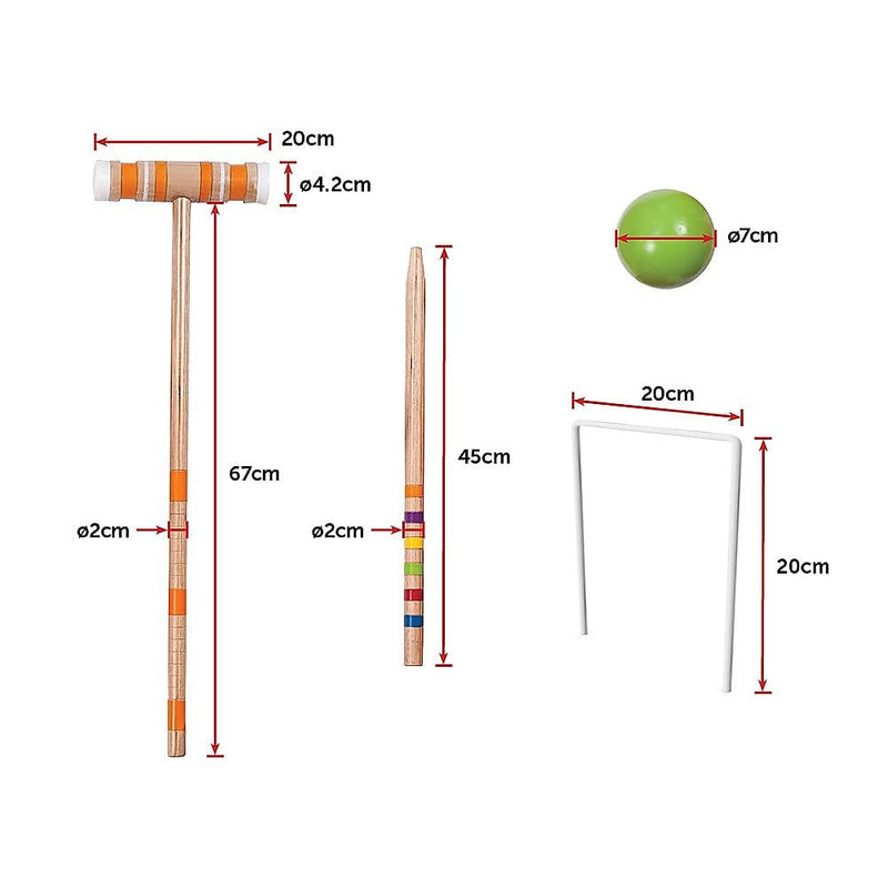 Croquet Set - Up to 6 Players - Gift & Novelty > Games