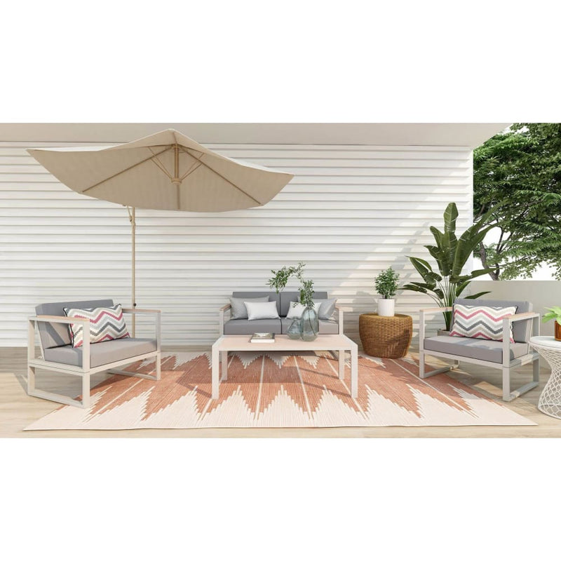 Dana White Outdoor Coffee Table - Furniture > Outdoor