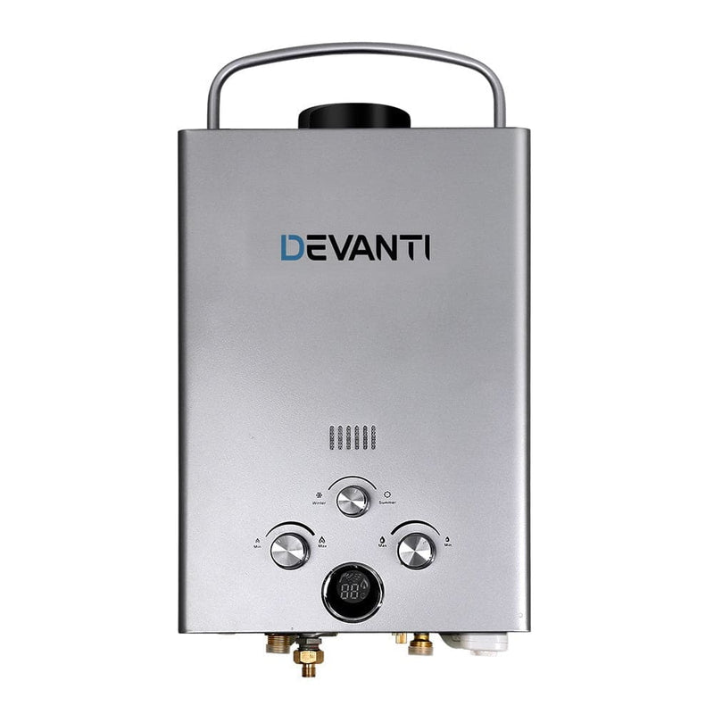 Devanti Gas Hot Water Heater Portable Shower Camping LPG 