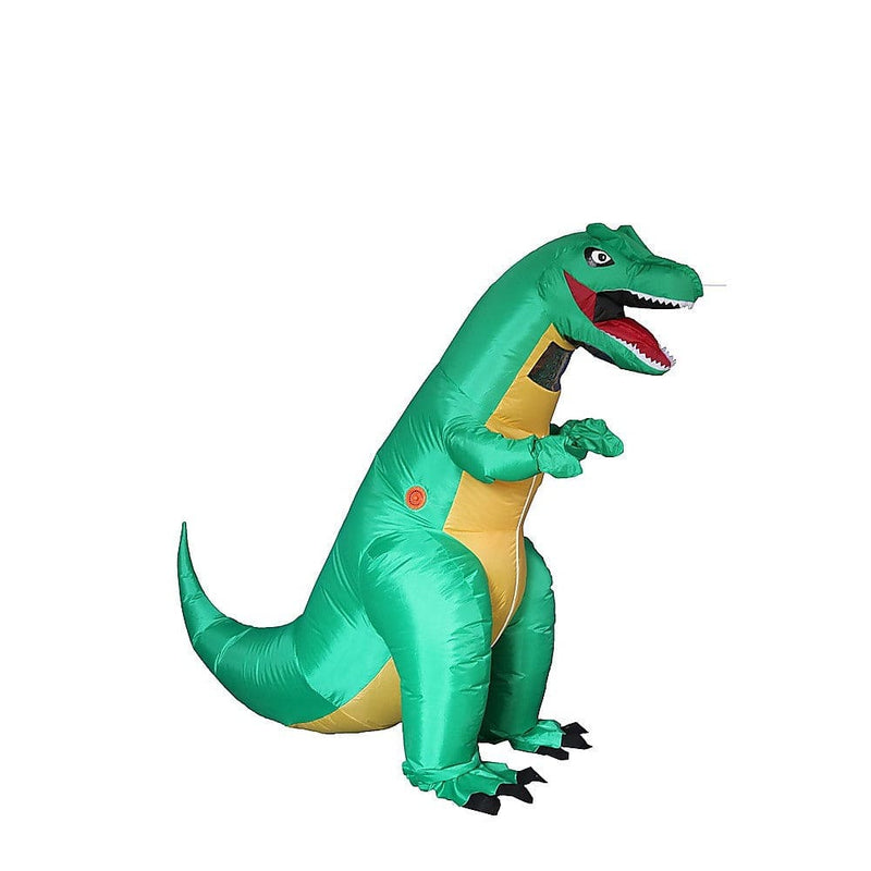 Dinosaur T-Rex Fancy Dress Fan Inflatable Costume 