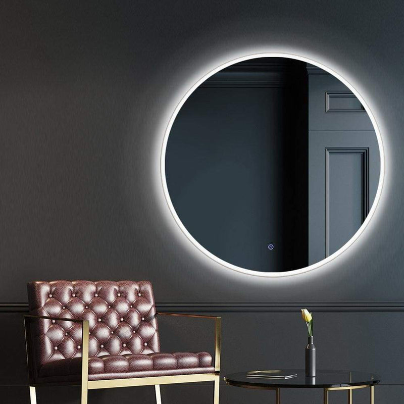 Embellir LED Wall Mirror Bathroom Light 80CM Decor Round 