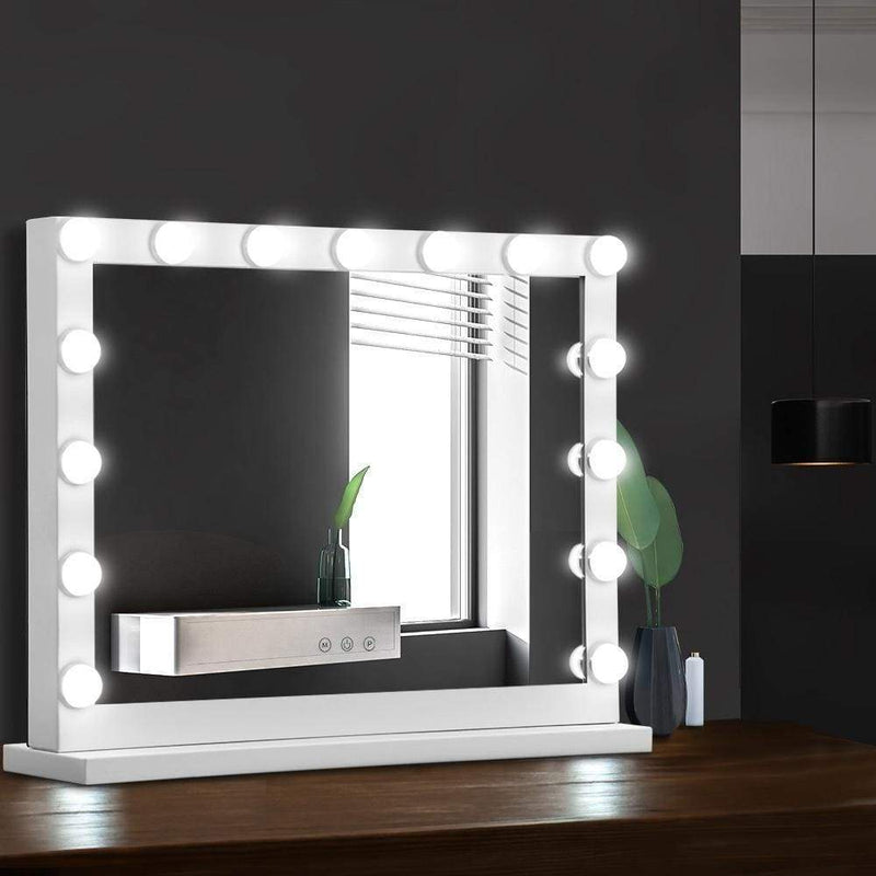 Embellir Makeup Mirror With Light Hollywood 15 LED Bulbs 