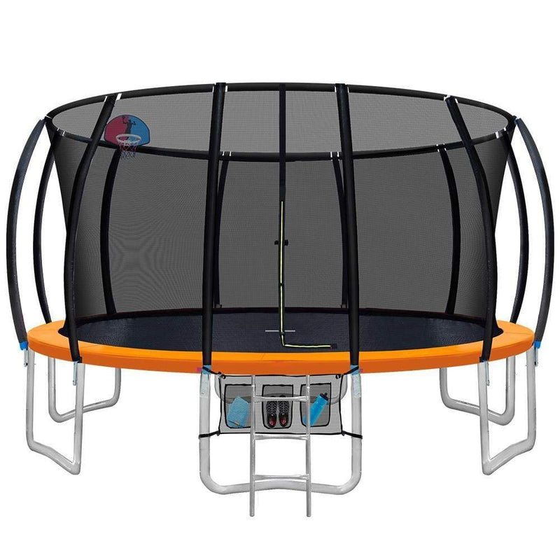 Everfit 16FT Trampoline Round Trampolines With Basketball 