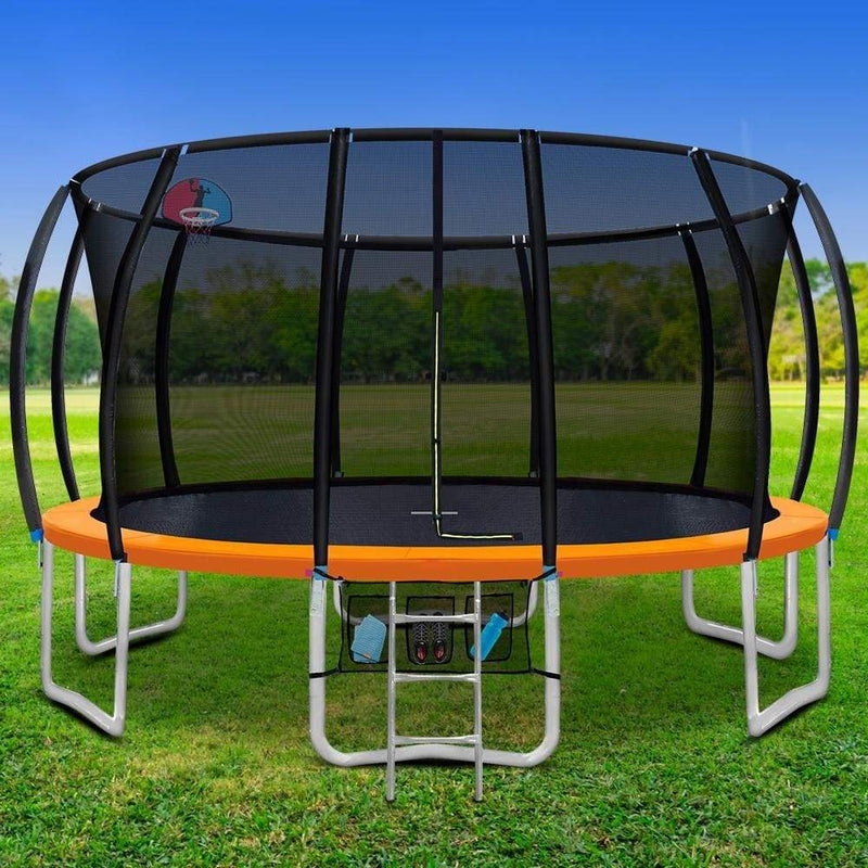 Everfit 16FT Trampoline Round Trampolines With Basketball 