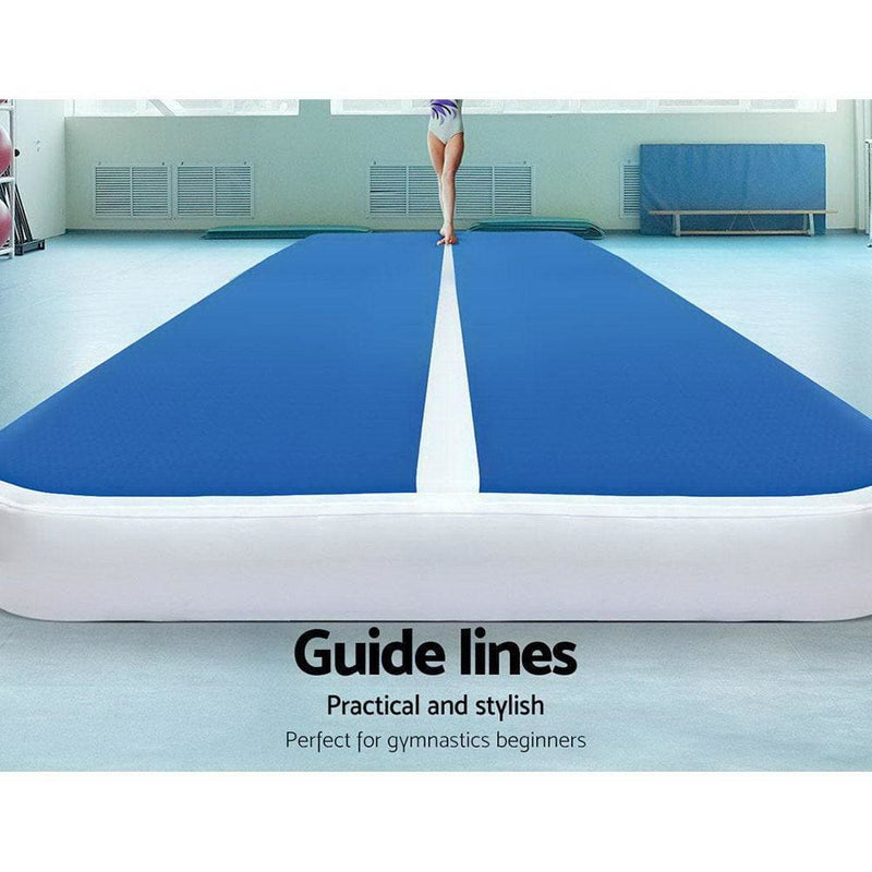 Everfit 6 X 2M Inflatable Gymnastics Track Mat - Sports & 