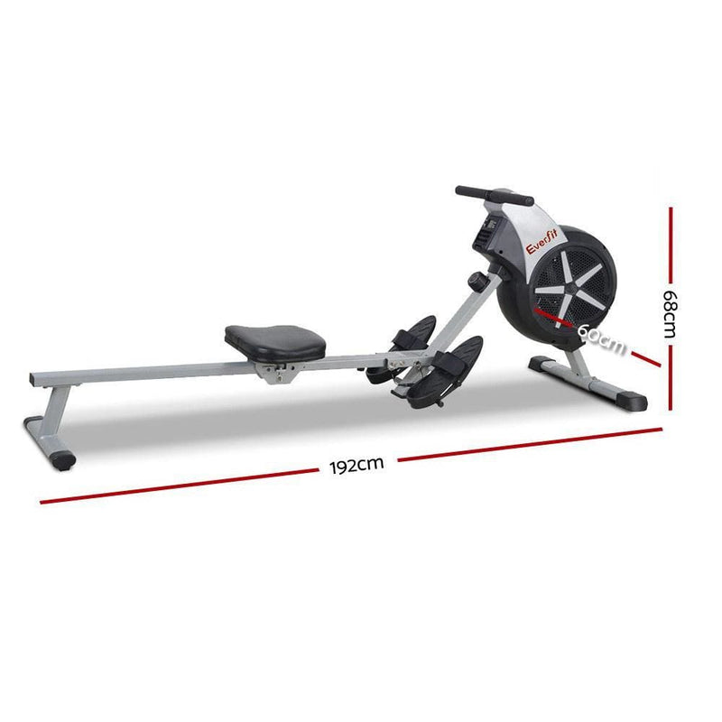 Everfit 8 Level Rowing Exercise Machine - Sports & Fitness >
