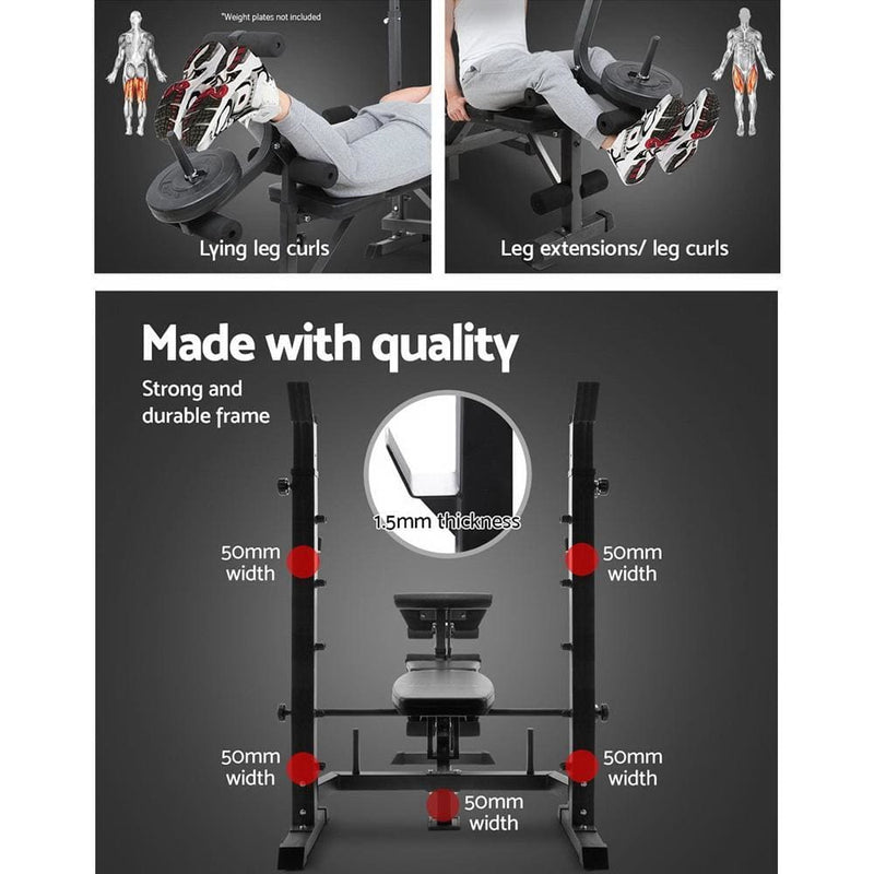Everfit 9-In-1 Weight Bench Multi-Function Power Station 