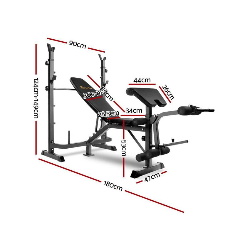 Everfit 9-In-1 Weight Bench Multi-Function Power Station 