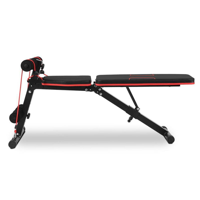Everfit Adjustable FID Weight Bench Fitness Flat Incline Gym