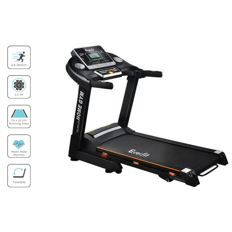 Everfit Electric Treadmill 420mm 18kmh Home Gym Exercise 