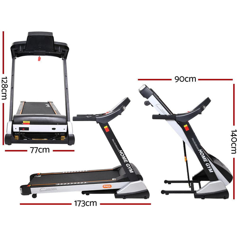 Everfit Electric Treadmill 48cm Incline Running Home Gym 