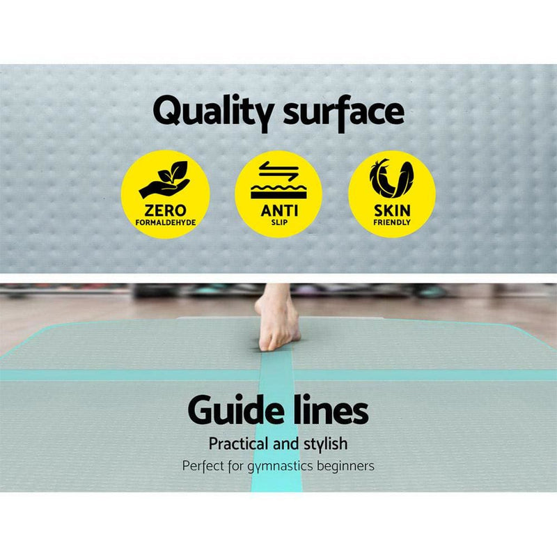 Everfit GoFun 4X1M Inflatable Air Track Mat with Pump 