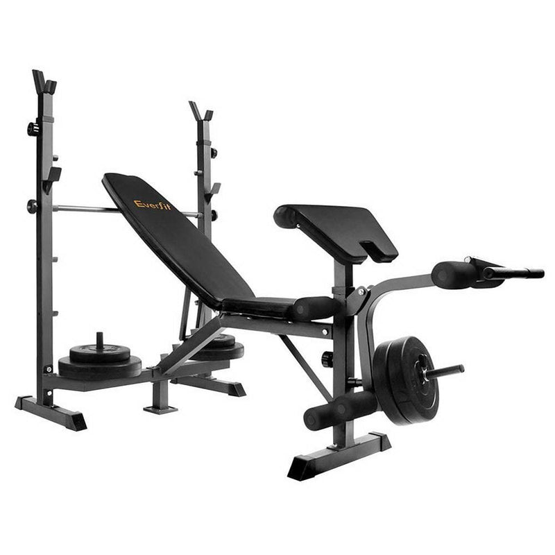 Everfit Multi-Station Weight Bench Press Fitness 48KG 